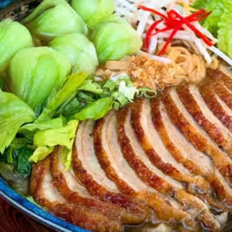 Delicious Duck Noodle Soup