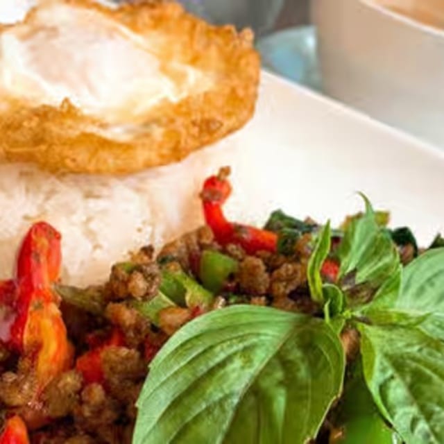 Ground Chicken Basil.